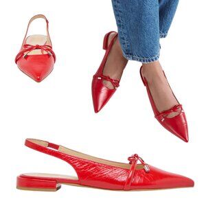 Dolce VitaPayge Flats Chili Crinkle Patent